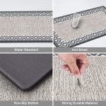 2 PCS Non-Skid Waterproof Kitchen Mat