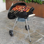 Portable Charcoal Grill with Wheels