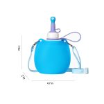 11Oz Outdoor Silicone Foldable Children's Water Bottle