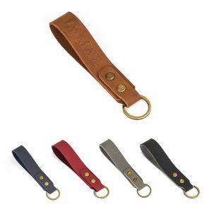 Vintage Imitation Cowhide Key Chains