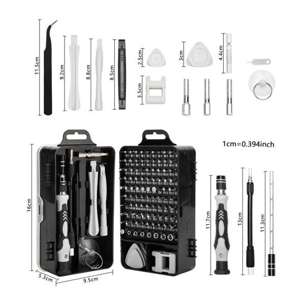 115-in screwdriver multifunctional set