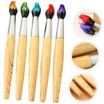 2 in 1 Flame Shaped Stylus Ballpoint Pen