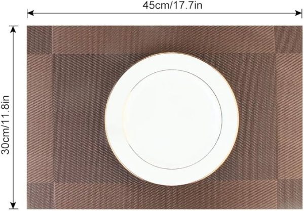 PVC Single Frame Insulated Non-washable Table Mat