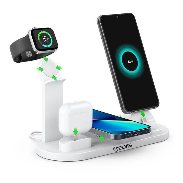 6-in-1 wireless fast charging charger for mobile phones