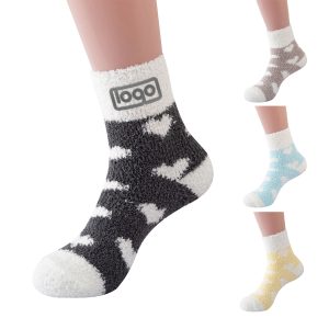 Plush love socks