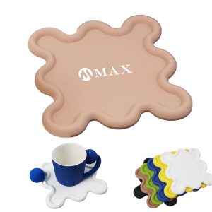 High temperature resistant thickened silicone coasters