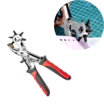 Heavy-Duty Rotary Leather Hole Punch Tool