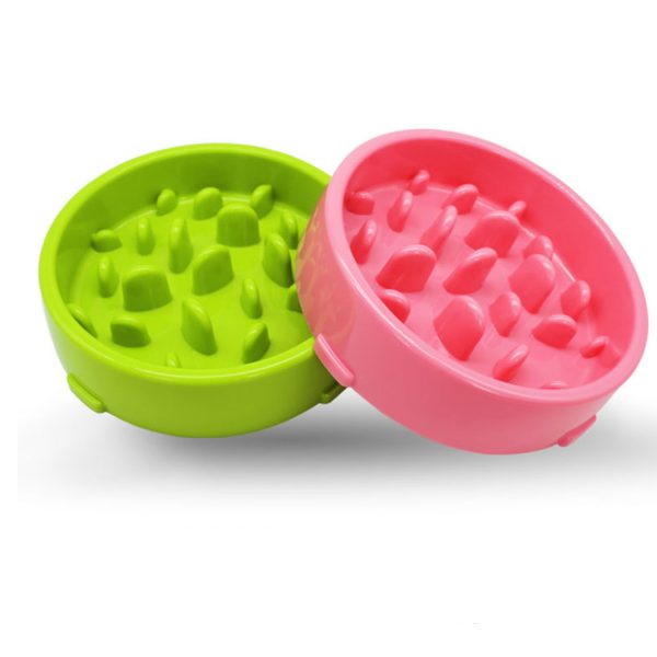 ABS Pet Non-Slip Slow Feeder Interactive Bowl