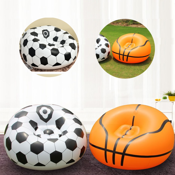 PVC inflatable lazy basketball sofa