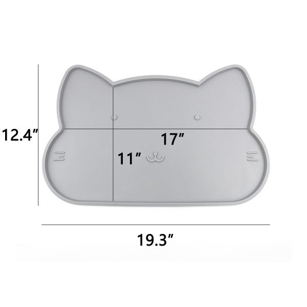 Waterproof & Non-Slip Silicone Pet Feeding Mat