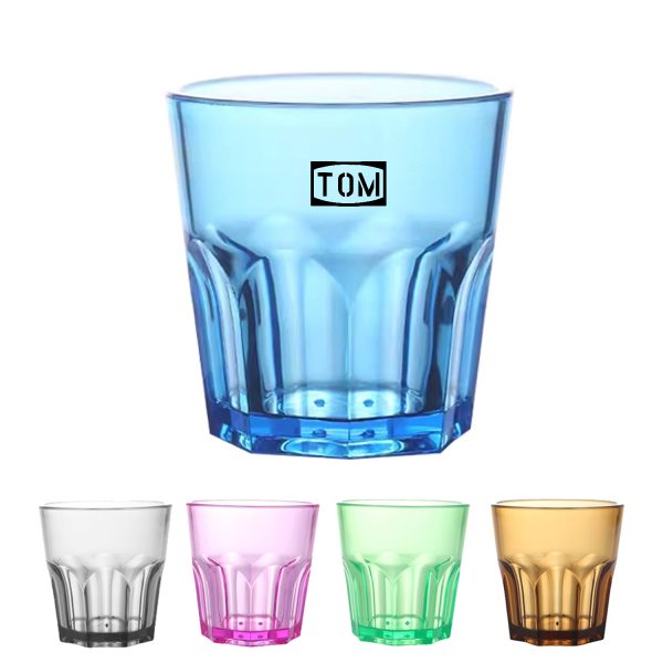 13.5oz Bar KTV Restaurant Plastic Acrylic Octagonal Cup