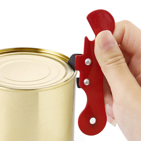 Simple multi-purpose can opener