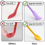 Double-headed Mini Silicone Spoon And Spatula