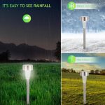 Stainless Steel Solar Powered Outdoor Landscape Lawn Light