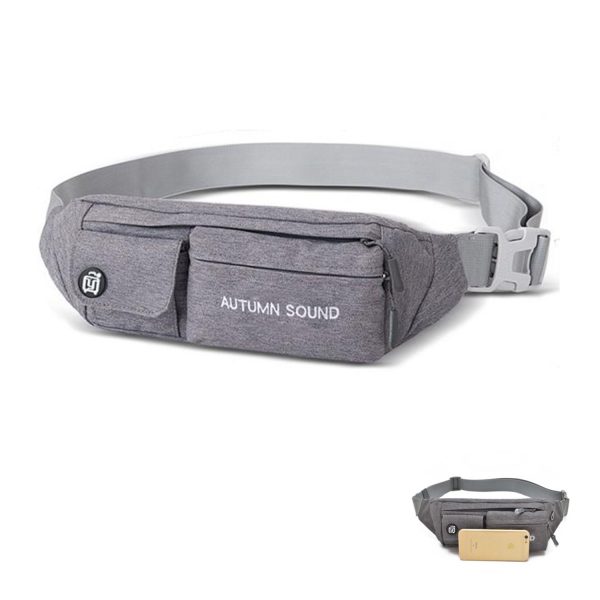 Waterproof Outdoor Running Fanny Packs w/ 2 Zippers