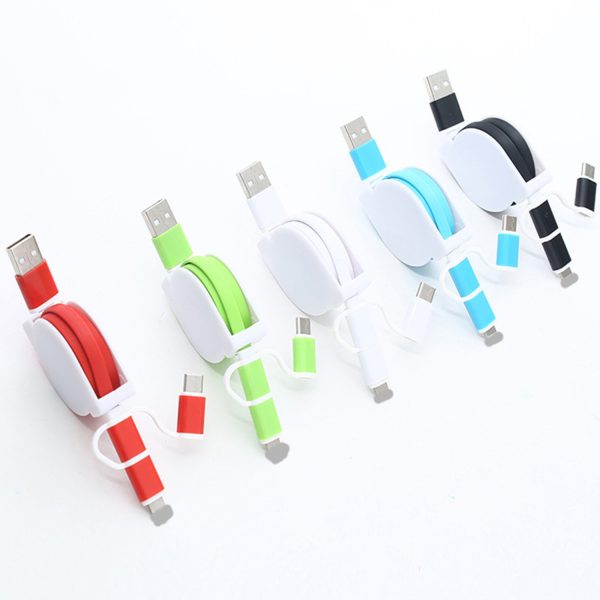 3-In-1 Retractable Charging Cable