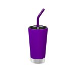 17OZ Stainless Steel Tumbler With Silicon Straw