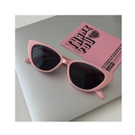 Pink cat eye sunglasses