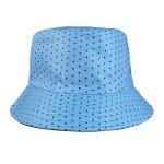 Polka dot bucket hat