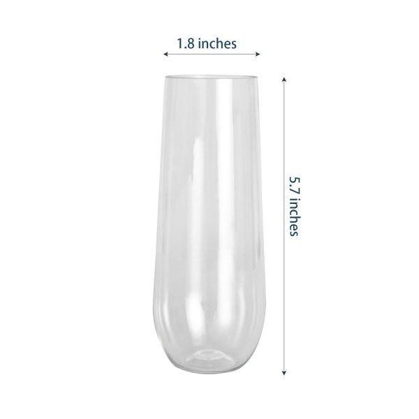 9OZ Plastic Flutes