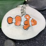 Clown Fish Stress Reliever Key Chain