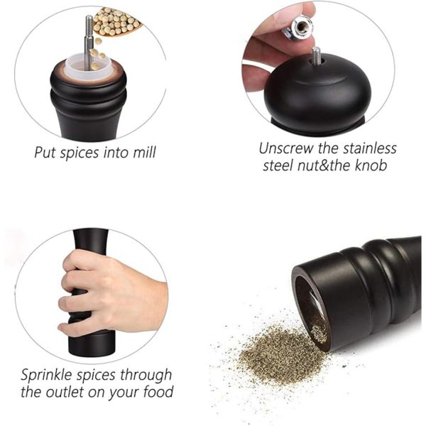 Salt and Pepper Grinder Set