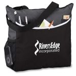 Polyester Grocery Two-Tone Tote Bag