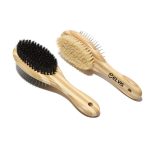 Pet hair cleaning double-sided brush