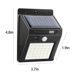 Solar lamp outdoor light with human body sensing