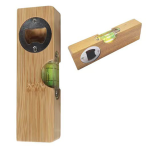 Promotional Bamboo Spirit Level Bottle Opener