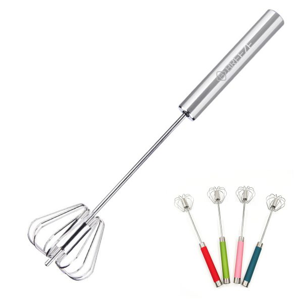 Stainless Whisk: Effortless Egg & Cream Mixer