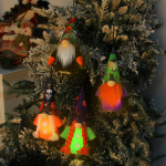 Halloween Hanging Glowing Cute Gnome Doll