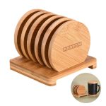 Bamboo Coaster Set