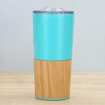 20 OZ Creative Vacuum-Sealed Bambo & Metal Shell Car Tumbler