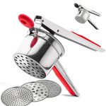 Kitchen Tool Stainless Steel Potato Puree Press Masher