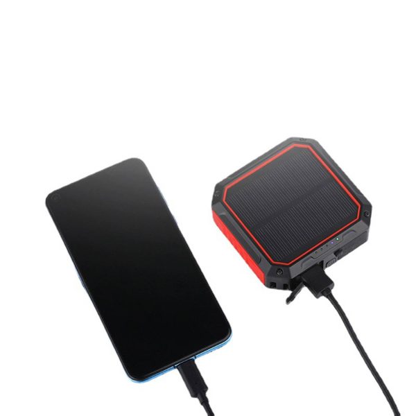 Solar Power Bank & Light with Wireless Charger