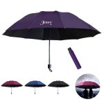 Extra Large 12 Ribs Windproof Waterproof Folding Umbrella