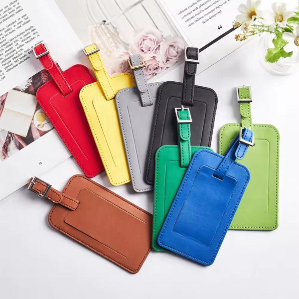 PU Leather Luggage Tag