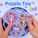 Puzzle spin magic roll for kid