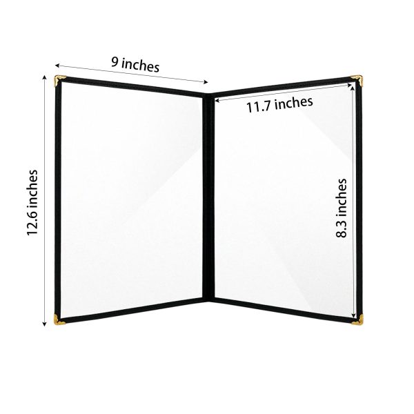 Transparent Menu Covers