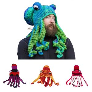 Adult Halloween Party Octopus Hat