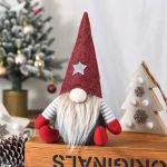 Christmas Faceless Elf Doll Ornament