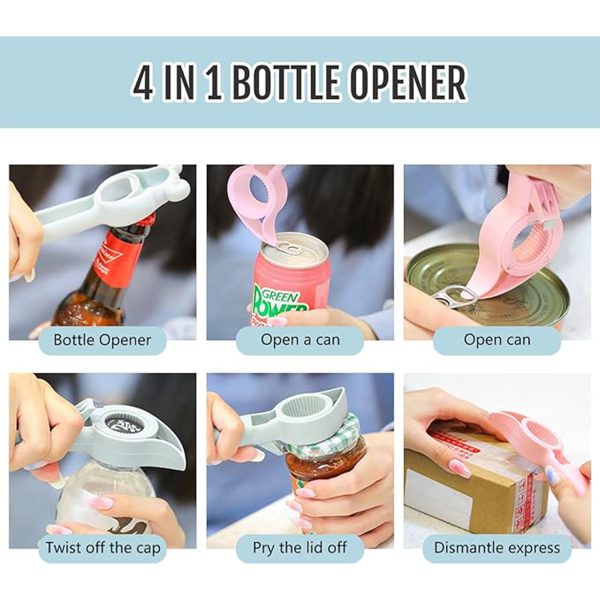 Multi-Use 4-in-1 Bear Non-Slip Labor Saving Bottle Opener