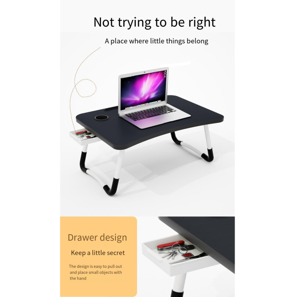 The lazy folds desk with drawer