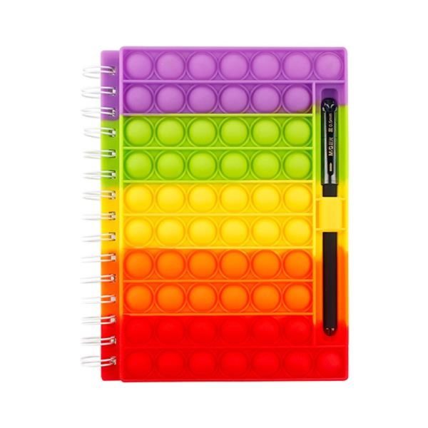 Pop Bubble Fidget Travel Notebook