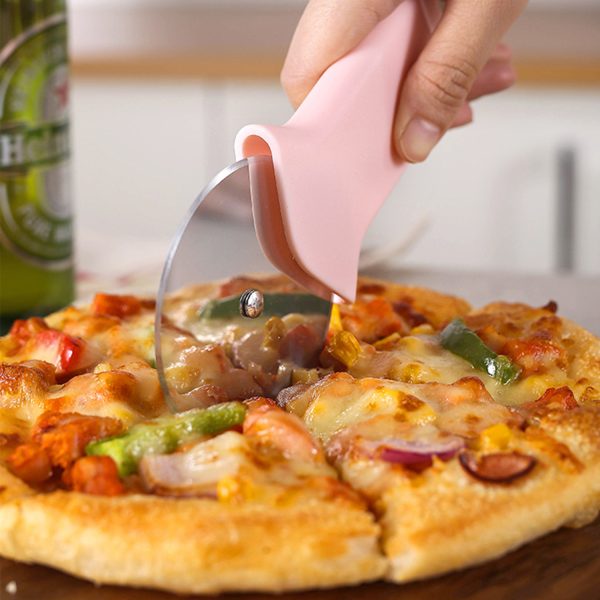 2-in-1 Multipurpose Pizza Plastic Cutter Wheel Opener