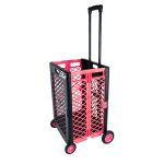 Foldable Mesh Cart, Rolling & Collapsible, Easy Storage