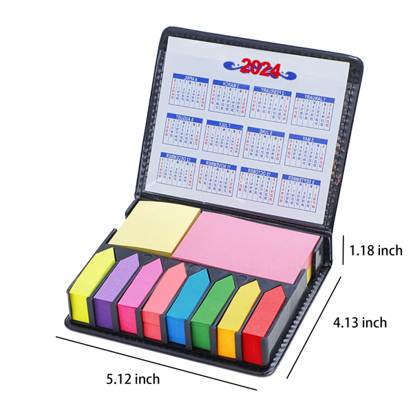 PU Leather Sticky Note Set