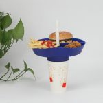 Detachable Snack Tray On The Cup