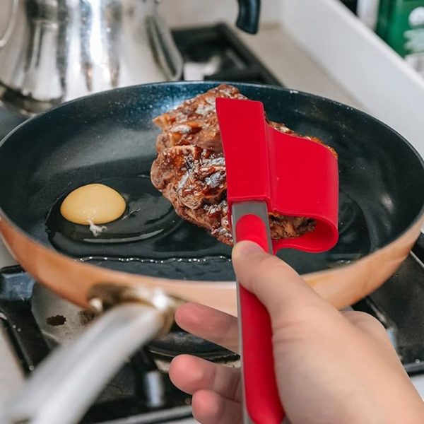 2 in 1 Kitchen Spatula & Tongs Non-Stick